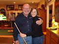 Winning pool partners Carl & Ruth